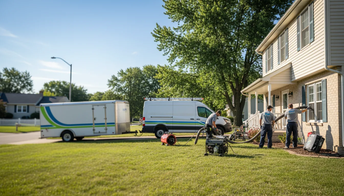 Flooded Basement Restoration And Cleanup With Repair in Malvern, AR near me